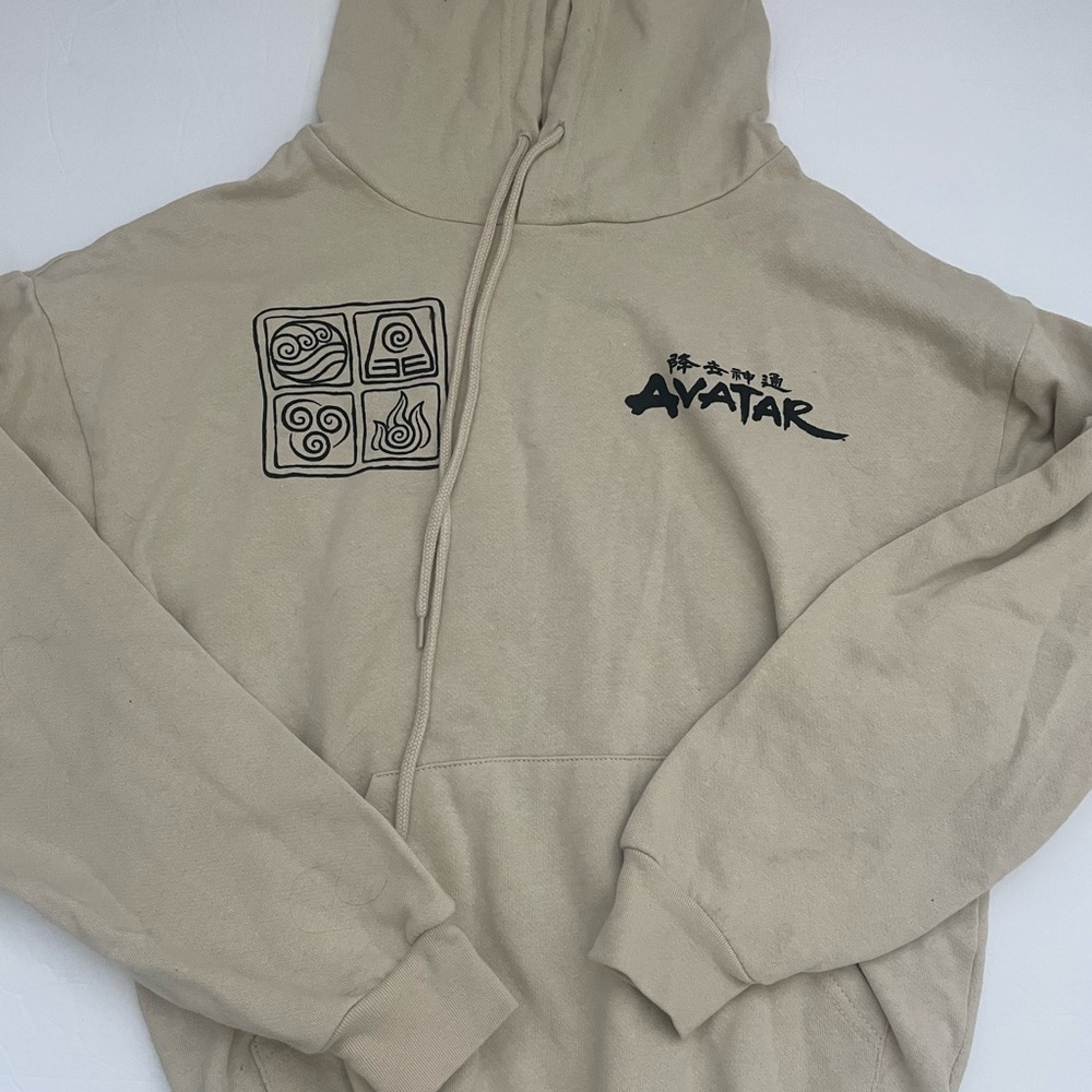 Small Beige Avatar The Last Airbender Hoodie